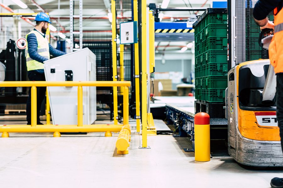 Stâlpi și bariere de protecție pentru linii de ambalare – Vitesco Tehnologies